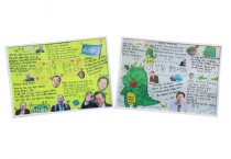 [경기티비종합뉴스] 이상일 용인특례시장 만난 자립준비청년들, 진심 담아 직접 만든 롤링페이퍼 시에 전달