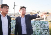 [경기티비종합뉴스] 용인특례시 이상일 시장, 고매동 일대 상습 정체 해소할 경부고속도로 기흥나들목 개량 사업 공사 현장 방문
