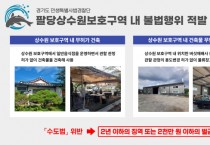 [경기티비종합뉴스] 경기도 특사경, 팔당상수원보호구역 내 불법행위 10곳 적발