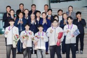 [경기티비종합뉴스] 수원시, 항저우아시안게임 수원시 선수단, 수원시에 메달 봉납
