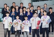 [경기티비종합뉴스] 수원시, 항저우아시안게임 수원시 선수단, 수원시에 메달 봉납