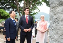 [경기도]  김동연, 트뤼도 캐나다 총리와 함께 6.25가평전투 참전 캐나다軍 추모   -경기티비종합뉴스