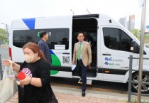 [평택시] 정장선시장, 고덕국제신도시 수요응답형(DRT) ‘똑버스’ 사업 현장 방문    -경기티비종합뉴스-