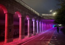 [용인특례시]  신봉동, 정평천 신봉2교 아래 120m LED조명 밝혔다  -경기티비종합뉴스-