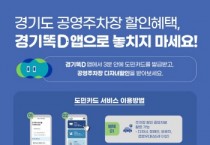 [경기도]  ‘경기똑D’ 도민카드로 513개 공영주차장에서 간편하게 할인받는다  -경기티비종합뉴스-