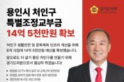 [경기티비종합뉴스] 경기도의회 이영희 의원, 처인구 생활안전·문화체육 인프라 대폭 개선 … 특별조정교부금 14억 5천만원 확보