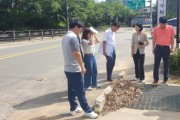 [경기티비종합뉴스] 화성시의회 최은희 의원 향남읍 풍무교 일원 상습 침수피해지역 현장점검에 나서