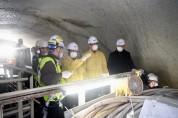 [경기티비종합뉴스] 오후석 부지사, 도봉산~옥정선 2공구 현장 찾아 해빙기 철도 공사장 안전점검