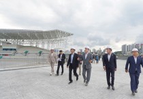 [경기티비종합뉴스] 광주시 종합운동장 건립 현장 방문 및 경기도 종합체육대회 준비 점검