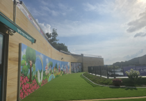 광주도시관리공사, 광주어린이체육센터 벽화 및 인조잔디 새단장