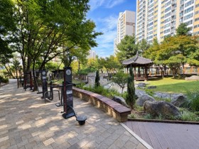 [경기티비종합뉴스] 용인특례시, 기흥구 신릉근린공원 산책로 새 단장