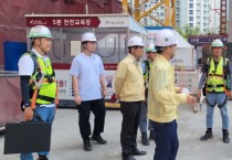 [경기티비종합뉴스] 경기도, 건설현장 찾아 폭염 속 건설노동자 보호대책 점검