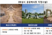 [경기티비종합뉴스] 화성특례시, "결혼 비용 부담 덜어드려요" 공공 예식장 지원 확대... 예비부부 실질 지원 강화