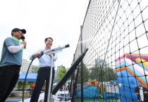 [경기티비종합뉴스] 화성특례시 정명근 시장,  주민 주도 마을공동체가 만든 여름 축제, 제4회 새솔동 수(水)노을 물놀이 축제 성료