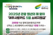 [경기티비종합뉴스] 여주시, 2025년 5월 여주 관광 원년의 해 선포기념 「여주사랑카드 소비지원금」 지원