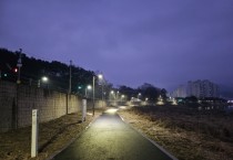 [용인티비종합뉴스] 용인특례시 처인구, 오산천 하천보안등 설치공사 완료
