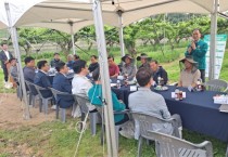 [경기티비종합뉴스] 안성시, 농촌진흥청장, 안성 신화배 프리미엄 수출단지 방문