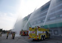[경기티비종합뉴스] 안성소방서 신인철서장, 물류창고 대형화재 대응 유관기관 합동 소방훈련 실시