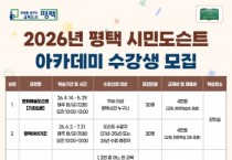 [경기티비종합뉴스] 평택시, 2026년 ‘평택 시민도슨트 아카데미’ 학습자 모집