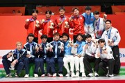 [경기티비종합뉴스] 화성특례시청 펜싱부 나고야 아시안게임  남자 플뢰레 단체전 동메달 쾌거