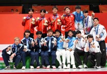 [경기티비종합뉴스] 화성특례시청 펜싱부 나고야 아시안게임  남자 플뢰레 단체전 동메달 쾌거