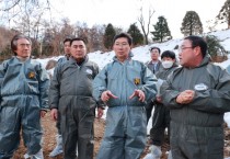 [경기티비종합뉴스] 이상일 용인특례시장, 9일 이동읍과 양지면 폭설 피해 농가 3곳 방문