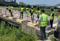 [경기티비종합뉴스] 광주도시관리공사 최찬용사장, 풍수해 대비 청석공원 안전점검 실시