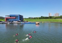 [경기티비종합뉴스] 여주도시공사 임명진 사장,  여주시 수상센터 스포츠 박스 수상(水上)한 놀이 성황리 종료