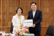 [경기티비종합뉴스] 조용호 오산시장, 추미애 경기도지사 만나 세교3 GH 공동사업자 참여, 분당선 세교2·3연장 협업 요청