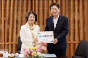 [경기티비종합뉴스] 조용호 오산시장, 추미애 경기도지사 만나 세교3 GH 공동사업자 참여, 분당선 세교2·3연장 협업 요청