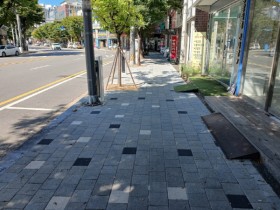 [경기티비종합뉴스] 용인특례시 수지구, 풍덕천로 일원 보도 재포장
