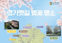 [경기티비종합뉴스] 경기옛길 따라 벚꽃명소 13곳 선정  “봄날 걷기 좋은 역사문화탐방로”