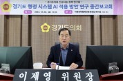 [경기티비종합뉴스] 미래과학위원회, 이제영 위원장 경기도 행정 시스템AI 적용 방안 연구 중간보고회 개최