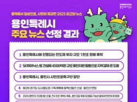 [경기티비종합뉴스] 2025년 용인특례시 최고의 뉴스는 ‘반도체 투자 규모 1000조 원 육박’