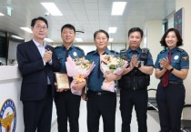 [경기티비종합뉴스] 화성특례시 정명근 시장, 시민 생명 지킨 동탄지구대에 감사패 수여