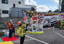 [경기티비종합뉴스] 안성소방서 신인철 서장, 재난약자시설 대상 합동 소방훈련 실시