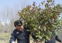 [경기티비종합뉴스] 화성특례시, 기업과 함께 도시숲 나무심기 행사 개최