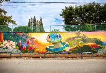 [경기티비종합뉴스] 평택시, 작품이 된 공사장 가림막 … 평택호에서 만나는 예술 산책