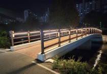 [경기티비종합뉴스] 용인특례시 죽전1동, 탄천 제4·6인도교 LED 경관조명 설치