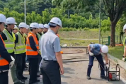 [경기티비종합뉴스] 광주도시관리공사 최찬용 사장,  수해대비 수방장비 점검 및 양수기 작동 교육 실시