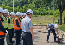 [경기티비종합뉴스] 광주도시관리공사 최찬용 사장,  수해대비 수방장비 점검 및 양수기 작동 교육 실시