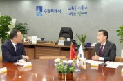[경기티비종합뉴스] 수원특례시 국제우호도시 중국 항저우시 대표단, 수원시 방문