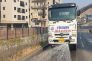 [경기티비종합뉴스] 시흥시 임병택시장,  미세먼지 제거용 살수차, 시흥 도심 곳곳 달린다