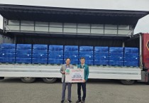 [경기티비종합뉴스] 권오성 용인시자원봉사센터장, 강릉 가뭄 극복 위해 생수 10,000개 전달