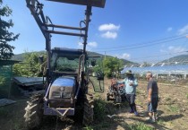 [경기티비종합뉴스] 경기농협 엄범식 본부장, 수해지역 침수 농기계 무상 수리 실시