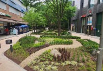 [경기티비종합뉴스] 용인특례시 수지구, 상현역 인근 산책로ㆍ보행자도로 정비 완료