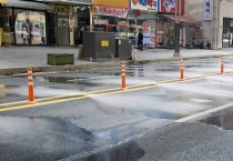 [경기티비종합뉴스] 용인특례시, 재이용수 활용 도로 자동세척 시스템 시범 설치