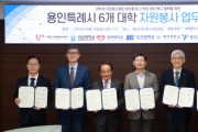 [경기티비종합뉴스] 용인시자원봉사센터, 지역 6개 대학과 업무협약 체결