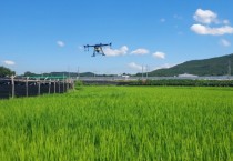 [경기티비종합뉴스] 화성특례시, 올해 첫 벼 병해충 드론 공동방제 시작