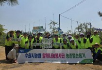 [경기티비종합뉴스] NH농협 수원시지부·수원농협, 영농철 맞아 ‘사랑의 일손돕기’ 실시